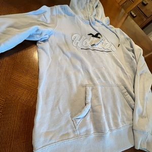 Light blue size medium Hollister hoodie